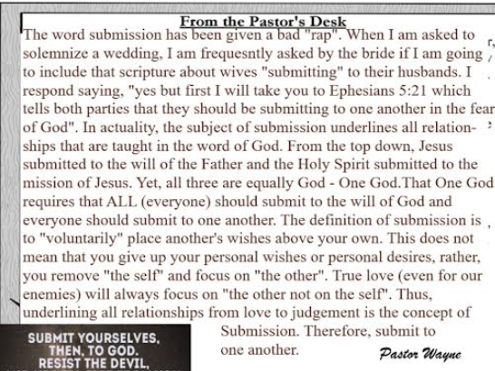 Women Submit to your husband