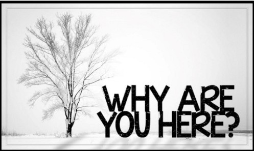 Why are you here